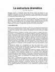 Research paper thumbnail of La estructura dramática