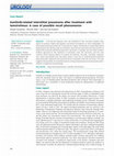 Research paper thumbnail of Sunitinib-related interstitial pneumonia after treatment with temsirolimus: A case of possible recall phenomenon