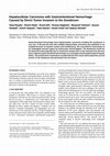 Research paper thumbnail of Hepatocellular Carcinoma With Gastrointestional Hemorrhage Caused by Direct Tumor Invasion to the Duodenum