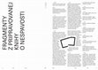 Research paper thumbnail of Fragmenty z pripravovanej knihy  nespavosti [3/4, 2017]