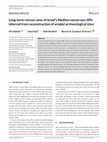 Research paper thumbnail of Long-term retreat rates of Israel's Mediterranean sea cliffs inferred from reconstruction of eroded archaeological sites