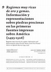 Research paper thumbnail of Regiones muy ricas de oro y gemas. Información y representaciones sobre piedras preciosas en las primeras fuentes impresas sobre América (1493-1526)