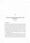 Research paper thumbnail of The Demise of Japan's Independent Policy in the Middle East