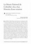 Research paper thumbnail of Reseña: María Paola Rodríguez Prada. Le Musée National de Colombie 1823-1830. Histoire d’une création. París: L’Harmattan, 2013. 420 pp.