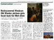 Research paper thumbnail of Emily Sharpe, "Old Master picture gets fresh look for Met show," The Art Newspaper 293 (September 2017)