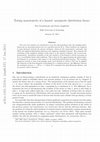 Research paper thumbnail of Testing monotonicity of a hazard: Asymptotic distribution theory