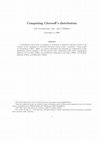 Research paper thumbnail of Computing Chernoff's Distribution