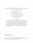 Research paper thumbnail of Asymptotically Optimal Estimation of Smooth Functionals for Interval Censoring, Case 2 and Beyond