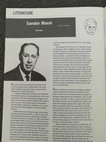 Research paper thumbnail of Sándor Márai: stranger