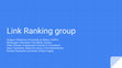 Research paper thumbnail of Link Ranking group Archives Unleashed 4.0