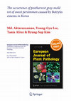 Research paper thumbnail of The occurrence of postharvest gray-mold rot of sweet persimmon caused by Botrytis cinerea in Korea