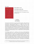 Research paper thumbnail of Review of John M.G. Barclay, Flavius Josephus, Against Apion  (RBL 1/29/2008)