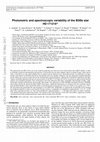 Research paper thumbnail of Photometric and spectroscopic variability of the B5IIIe star HD 171219