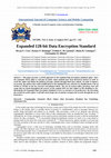 Research paper thumbnail of Expanded 128-bit Data Encryption Standard﻿