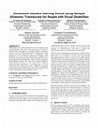 Research paper thumbnail of Directional Obstacle Warning Device Using Multiple Ultrasonic Transducers for People with Visual Disabilities