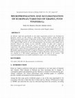 Research paper thumbnail of MICROPROPAGATION AND ACCLIMATIZATION OF EUROPEAN VARIETIES OF GRAPES (VITIS VINIFERA L