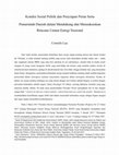 Research paper thumbnail of Kondisi Sosial Politik dan Penyiapan Peran Serta Pemerintah Daerah dalam Mendukung dan Mensukseskan Rencana Umum Energi Nasional