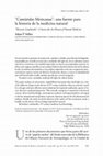 Research paper thumbnail of " Cantáridas Mexicanas " : una fuente para la historia de la medicina natural " Mexican Cantharides " : A Source for the History of Natural Medicine