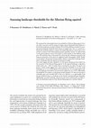 Research paper thumbnail of Assessing landscape thresholds for the Siberian flying squirrel