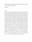 Research paper thumbnail of Two different subjects distinguish the heavens and the things that are out there. Οὐρανός and τἀκεῖ in De caelo A 9