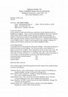 Research paper thumbnail of Religious Studies 713 Recent scholarship in Buddhist Studies graduate seminar