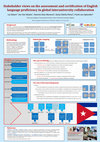 Research paper thumbnail of Stakeholder views on the assessment and certification of English language proficiency in global interuniversity collaboration