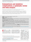 Research paper thumbnail of Endometriosis and obstetrics complications: a systematic review and meta-analysis