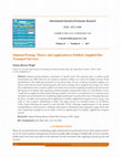 Research paper thumbnail of Optimal Pricing: Theory and Application to Publicly Supplied Bus Transport Services