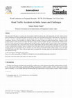 Research paper thumbnail of Road Traffic Accidents in India: Issues and Challenges