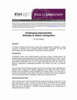 Research paper thumbnail of Challenging Islamophobia: Attitudes to Islamic Immigration