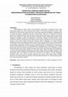 Research paper thumbnail of PENENTUAN JARINGAN SUMUR PANTAU BERDASARKAN PENILAIAN RISIKO TERHADAP PEMOMPAAN AIR TANAH DI KABUPATEN KULON PROGO