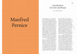 Research paper thumbnail of Manfred Pernice. Geschichten von Zeit und Raum / Stories of Time and Space