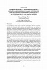 Research paper thumbnail of La presencia de la televisión pública española en redes sociales. Estudio de caso de las televisiones nacionales y autonómicas en los social media