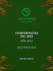 Research paper thumbnail of Conferencias del mes_ ano 2012 - UH, Instituto Confucio.pdf