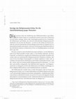 Research paper thumbnail of Vorzüge des Religionsunterrichtes für die Identitätsbildung junger Menschen