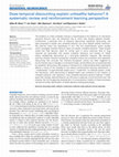 Research paper thumbnail of Does temporal discounting explain unhealthy behavior? A systematic review and reinforcement learning perspective