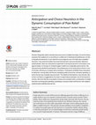 Research paper thumbnail of Anticipation and Choice Heuristics in the Dynamic Consumption of Pain Relief