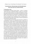 Research paper thumbnail of Neukantianismus, Phänomenologie und Kulturphilosophie - Zum Leben und Werk Christian Möckels