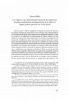 Research paper thumbnail of "La 'rupture' sans discontinuité ? L'activité des inspecteurs de police, la formation  du département de la Sûreté et l'espace policier parisien au XVIIIe siècle"