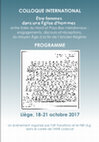 Research paper thumbnail of "Des femmes face aux hommes de métier : bâtir des monastères féminins sur la dorsale catholique (17e-18e s.)", Colloque Etre femmes dans une Eglise d'hommes (U. Liège, 18-21 octobre 2017)