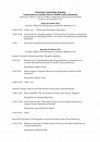 Research paper thumbnail of Conference Programme: Preserving, Commenting, Adapting: Commentaries on Ancient Texts in Twelfth-Century Byzantium