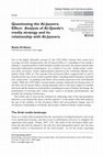 Research paper thumbnail of El-Ibiary, Rasha. 2011. Questioning the Al-Jazeera Effect: Analysis of Al-Qaeda's media strategy and its relationship with Al-Jazeera