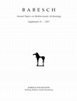 Research paper thumbnail of G. Ackermann - Y. Dubois, "Fragments d’Érétrie : contextes et répartition des enduits ornementaux (VIIe s. av. – IIe s. apr. J.-C.)", in M. Mols - E. M. Moormann (éds), Context and Meaning. Proceedings of the XIIth International Conference of AIPMA (Leiden 2017), 165-172.