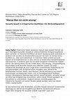 Research paper thumbnail of With Miranda Alison, Pascale Bos et.al., "Meine Not ist nicht einzig" Sexuelle Gewalt in kriegerischen Konflikten. Ein Werkstattgespräch. In: Mittelweg 36, 18 (2009), 1, pp. 3-25 (published online in: Eurozine, 02. September 2009).