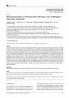 Research paper thumbnail of Risk Communication and Climate Justice Planning: A Case of Michigan's Huron River Watershed