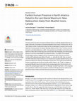 Research paper thumbnail of Earliest Human Presence in North America Dated to the Last Glacial Maximum: New Radiocarbon Dates from Bluefish Caves, Canada