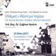 Research paper thumbnail of Vîlâyet-i Rûm’un inşası (15. Asırda Baniler-Vakıflar-Mimari Aktörler)