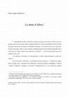 Research paper thumbnail of La dette d'affect