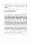 Research paper thumbnail of ESTUDIO DE LA HETEROGENEIDAD ESPACIAL EN ECOSISTEMAS URBANOS: CASO DEL SISTEMA SOCIO-ECOLÓGICO VINCULADO A LA LOCALIDAD DE LÍDICE, PARROQUIA LA PASTORA, EN LA CIUDAD DE CARACAS. 2015. Tesis Doctoral Ecología, UCV. Autora: Dayana Ortiz(correo-e:dayamar10@yahoo.com). Tutor: José Renato De Nóbrega.