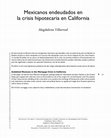 Research paper thumbnail of Endebted mexicans in the mortgage Crisis in California